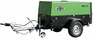 Дизельные передвижные компрессоры ATMOS PD 71